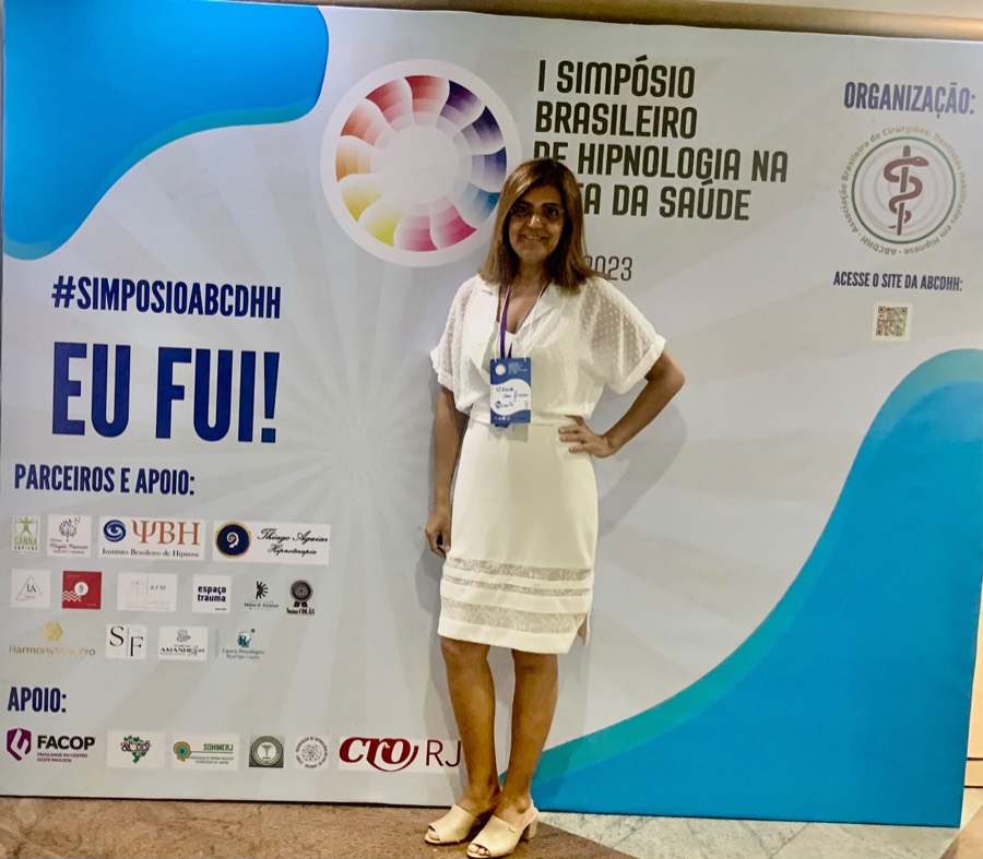 Graça no I Simpósio Brasileiro de Hipnologia na Área da Saúde